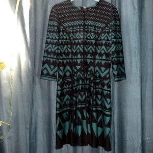 Black and Green Women’s Dress